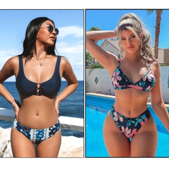 NWT - Cupshe Bundle - 2 New Swimsuits - Picture 1 of 16